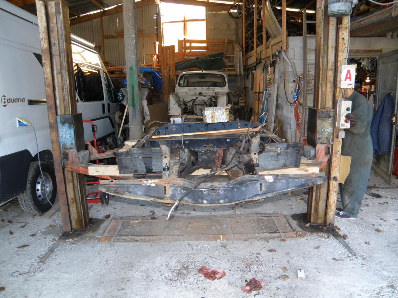 Séparation caisse/chassis